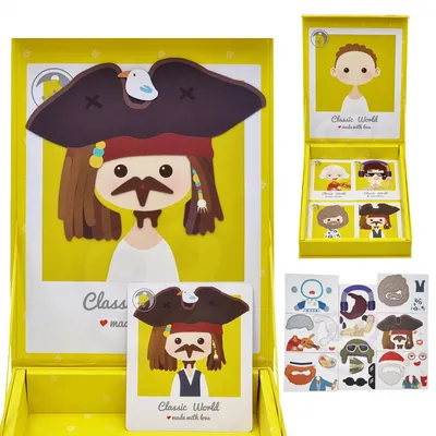 Produktbild von Classic World Magneetkoffer Gezichten