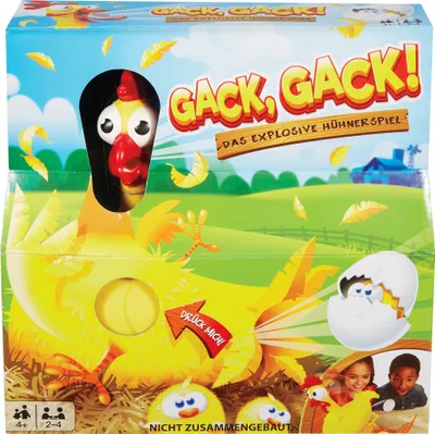 Produktbild von Gack, Gack! Das explosive Hühnerspiel