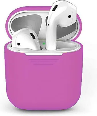 Image de Jumadas - Étui en silicone compatible avec les Apple AirPods 1 et AirPods 2 - Violet