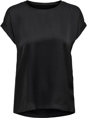 Produktbild von ONLY Glänzende Kurzarm Bluse Silky Shirts mit Seiden Optik Größe: XS