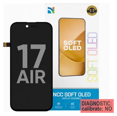 Produktbild von Kompatibles NCC Soft OLED 120Hz Display Touchscreen Bildschirm Schwarz für Apple iPhone 17 Pro A3517, A3260 & Werkzeug