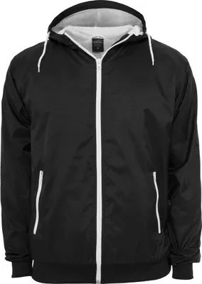 Obrázek produktu pro Pánská větrovka Urban Classics Contrast Windrunner blk/wht - XXL