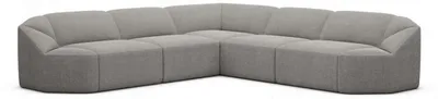 Produktbild von Sofa Cabrera L-Form aus Stoff, Breite 256 cm, Höhe 79 cm, mit Ablagen und Liegefunktion