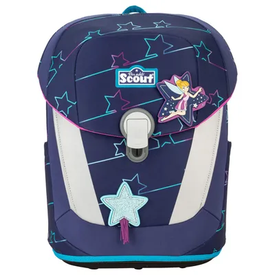 Produktbild von Scout Schulranzen Lightweight Sunny II Set 4-teilig Blue Star dunkelblau