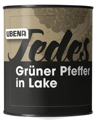 Produktbild von Ubena Grüner Pfeffer eingelegt geeignet für Steaks Soßen 500g