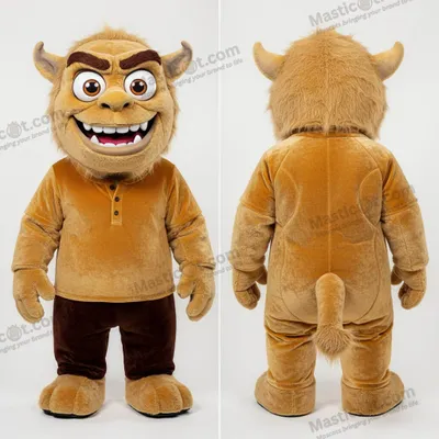 Image de Costume MASTICOT de troll poilu aux larges épaules