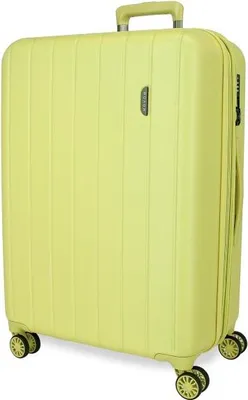 Image de MOVOM Wood Yellow, Valise de voyage en coquille, 68x48x27cm, 68L, 531926B (medium)