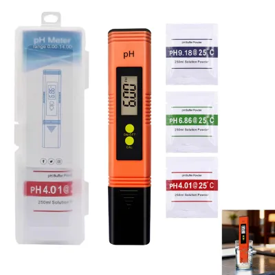 pH-Meter digital, ±0,01 Genauigkeit, LCD, 0–14 pH, für Aquarium & Pool
