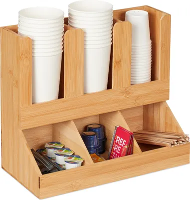 Produktbild von organizér na kávu relaxdays 6 přihrádek