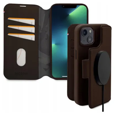 Produktbild von Decoded D23IPO14MDW5CHB, Geldbörsenhülle, Apple, iPhone 14 Plus, 17 cm (6.7"), Braun