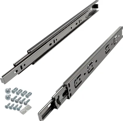 Produktbild von SOTECH 1 Paar (2 St.) Schubladenschienen Vollauszug Länge 300 mm Tragkraft 25 kg Höhe 35 mm inkl. Schraubenset