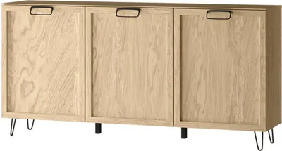 Immagine prodotto di Credenza Limbo 180x42x89cm rovere Artisan semisolido cassettiera a 3 ante