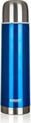 Produktbild von Thermoskanne, Thermobecher, Edelstahl, blau Avanza 0,5 l