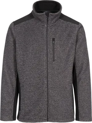 Image de Trespass - Veste polaire "Farantino" pour homme TP5258 (L) (Gris foncé rayé)