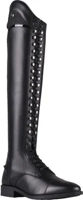 Produktbild von QHP Buty jeździeckie Hailey Adult Wide czarne sznurowane, rozmiar:38