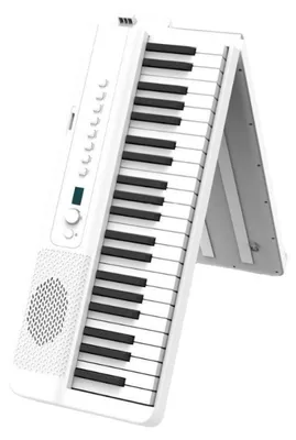 Produktbild von Zimilo Faltbares Digitalpiano mit 88 anschlagdynamischen Tasten, Bluetooth, USB-MIDI, 128 Klangfarben, 2x25W Lautsprecher, für Anfänger, Weiß