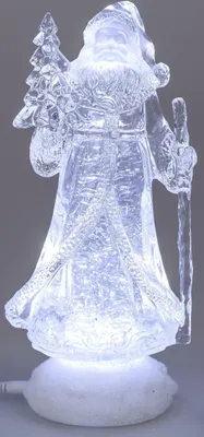 Produktbild von formano Nikolaus aus Acryl mit Beleuchtung und Wassereffekten, 26 cm