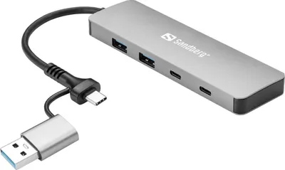 Image de Sandberg Hub USB-C/A vers 2xUSB-A+2xUSB-C