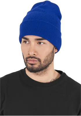 Obrázek produktu pro Pánská zimní čepice Urban Classics Heavyweight Long Beanie royal - UNI