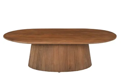 Produktbild von SIT Möbel Couchtisch | ovale Tischplatte | Mango massiv natur | B 120 x T 70 x H 37 cm | 14885-01 | Serie AMBRA
