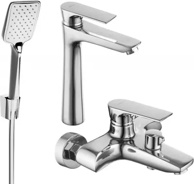 Produktbild von Mexen Axel R62 Badewannenset, Chrom - 73813R62-00