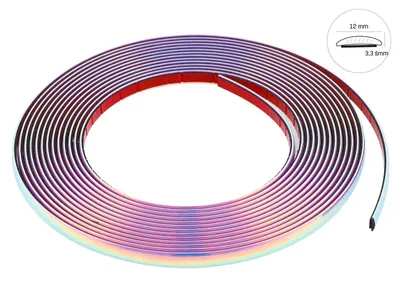 Image de Bande décorative, arc-en-ciel, 12 mm x 8 m