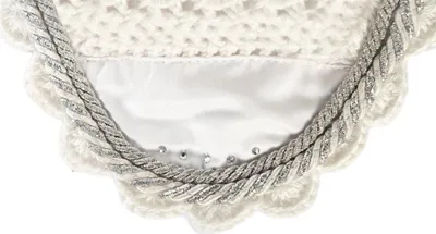 Produktbild von HKM Kids Fliegenhaube Turnier Hobby Horsing Weiß