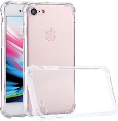Produktbild von iPhone 8 iPhone 7 Hülle SHOCKPROOF TPU Silikon Transparent Case Bumper Tasche