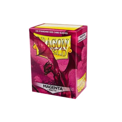 Obrázok produktu pre Puzdrá na karty Dragon Shield 63 x 88 mm Matné puzdrá Magenta (100)