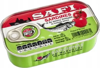 Immagine prodotto di Safi Sardine in salsa di pomodoro 125 g