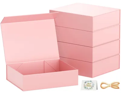 Obrázok produktu pre darčekové krabičky 30x20x7,6 cm, 5 kusov, ružová, pre narodeniny