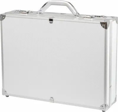 Produktbild von Attachékoffer Octan, Aluminium, silber, Außenmaße: ca. 34 x 45,5 x 12,5 cm