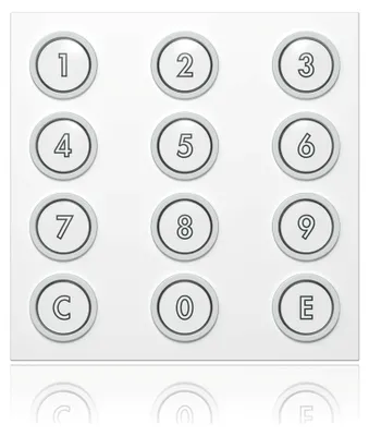 Zdjęcie produktu dla Moduł kodujący RITTO Doorman biały 1876470