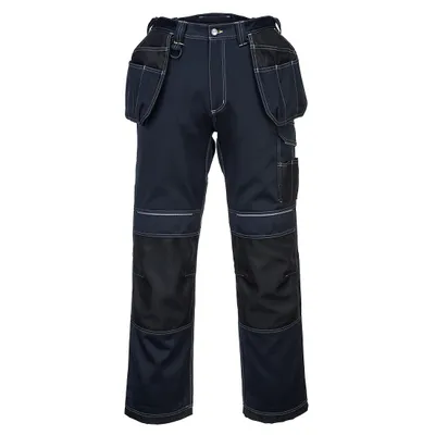 Produktbild von Portwest T602 PW3 Arbeitshose mit Holstertaschen Navy/Black Gr. 30