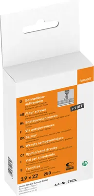 Produktbild von fermacell Schnellbauschrauben für Estrichelemente 3,9 mm x 22 mm Pack = 250 St