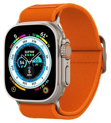Image de Spigen Bracelet Apple Fit Lite Ultra Watch 4/5/6/7/SE/8/9/Ultra 44/45/49mm Orange