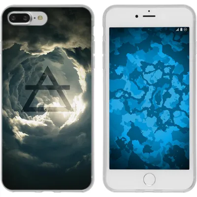 Produktbild von PhoneNatic Case kompatibel mit Apple iPhone 7 Plus / 8 Plus Silikon-Hülle Element Luft M1
