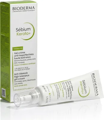 Produktbild von Bioderma Sébium Kerato+ Gel-Creme gegen Akne Hautunreinheiten 30 ml