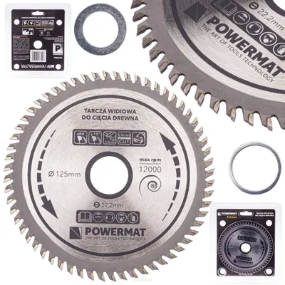 Image de Powermat Lame Carbure Bois 125mm 60 Dents Extreme