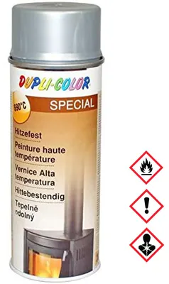 Dupli Color Hitzefest Silber 690 Grad Hochtemperaturbeständig 400ml