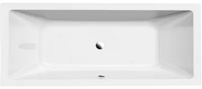 Zdjęcie produktu dla Wanny Aqualine - Wanna prostokątna NISA, 1800x700x420 mm, bez nóżek, biała A1870