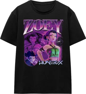 Immagine prodotto di K-Pop Demon Hunters - Maglietta "Huntr/X" da donna TV20386 (M) (Nero)
