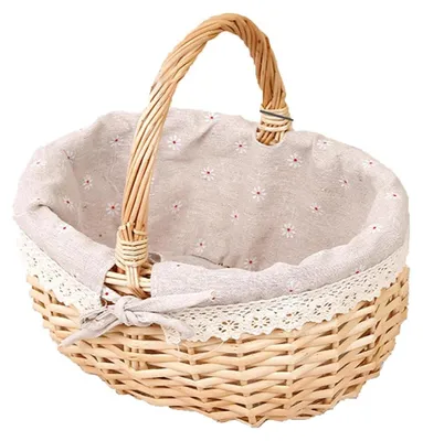 Productafbeelding van Solidchoice - Picknickmand van Wicker voor Feestjes en Barbecues