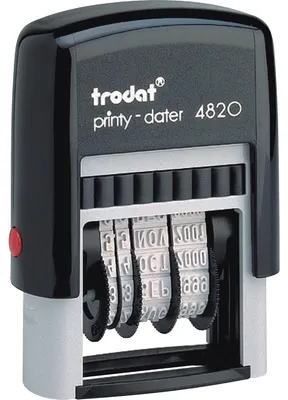 Obrázek produktu pro trodat Datumstempel Printy schw+Kissen schw 4820