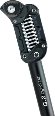 Produktbild von by.schulz 10745 G.2 LT Federsattelstütze Ø 30,9 mm, 380 mm, extra hart 125-150 kg, schwarz
