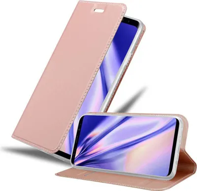Produktbild von Cadorabo Handyhülle für Samsung Galaxy S9 PLUS Schutz Hülle in Rosa Cover Etui Book Case Booklet