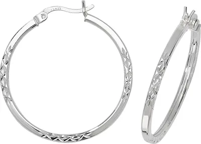 Image de Boucles d'Oreilles Femme Argent fin 925 - 25mm; TRS17710MM25