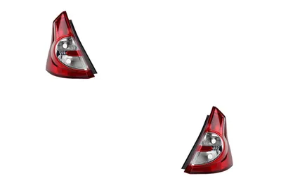 Image de Feux arrière combinés pour Dacia Sandero, modèles de 06/08 à 2008, kit comprenant le feu gauche et le feu droit