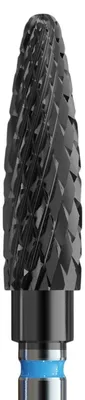 Produktbild von Fräser aus Hartmetall für Hybrid-, Gel- und Acrylnägel mit schwarzer Beschichtung – Standardkonus