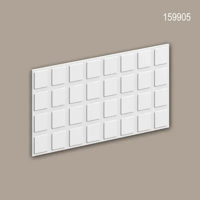 Obrázek produktu pro Profhome 159905, 3D panel na stěnu, obklad stěny, akustický panel, rozměry 80 x 40 cm